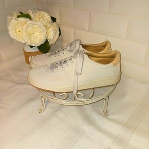 A New Day Women's Cream Lace up Sneakers. Shoes Size 7 only worn a few times.
